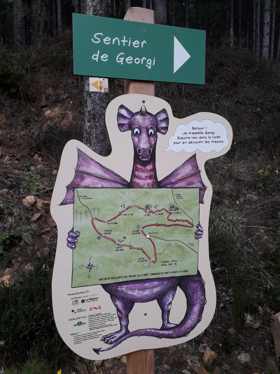 Roches sculptées de St Georges les Bains